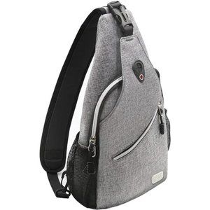 Sling Backpack, Multipurpose Crossbody Shoulder Bag Travel Hiking Daypack Gym
